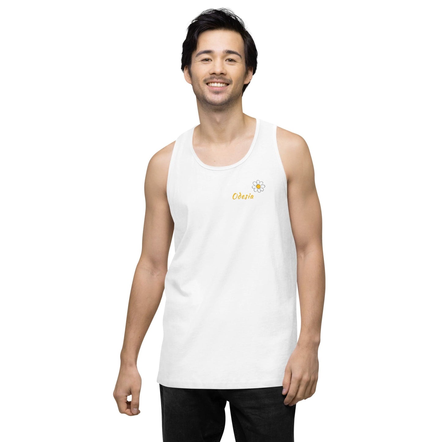 Odesia’s Men’s premium tank top - White / S