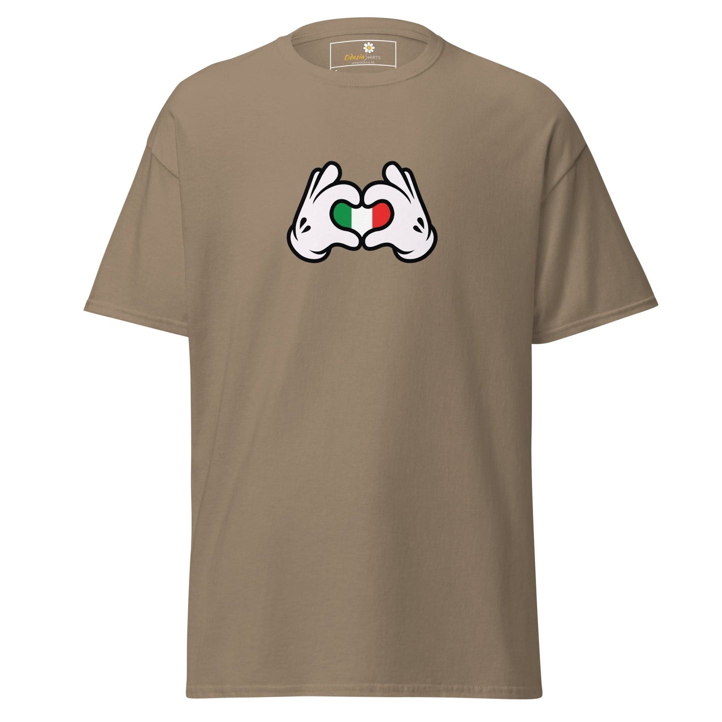 Art T-shirt Design Tee • Man / Woman • [s-xl] - Brown Savana / s