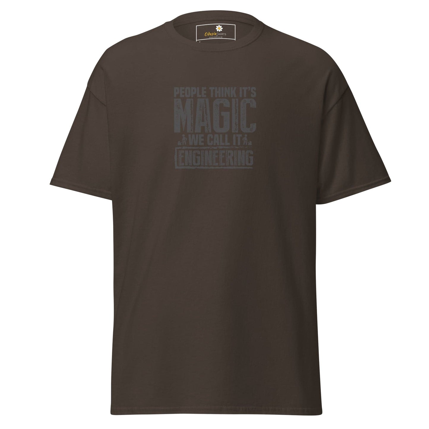 Art T-shirt Design Tee • Man / Woman • [s-xl] - Dark Chocolate / s