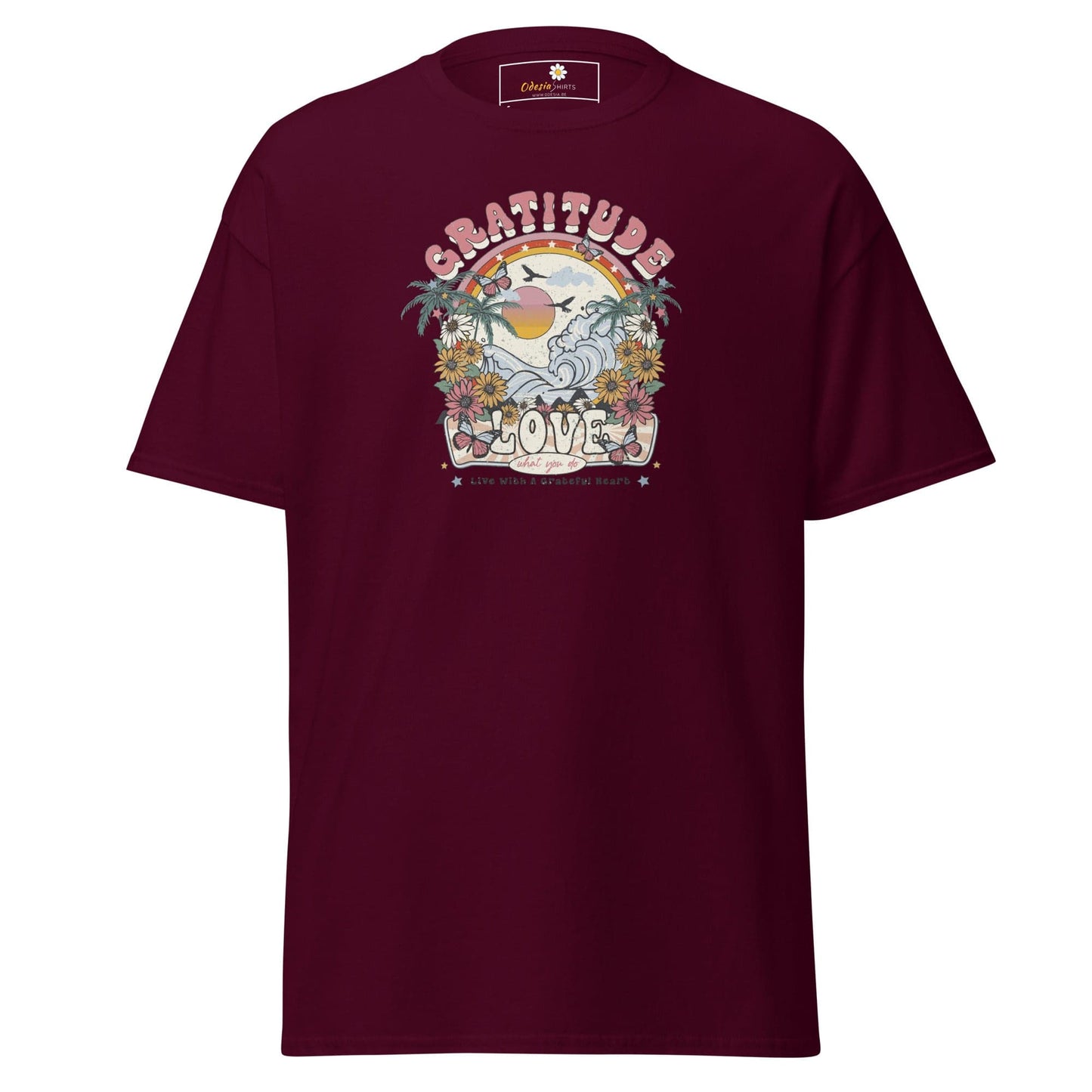 Art T-shirt Design Tee • Man / Woman • [s-xl] - Maroon / s