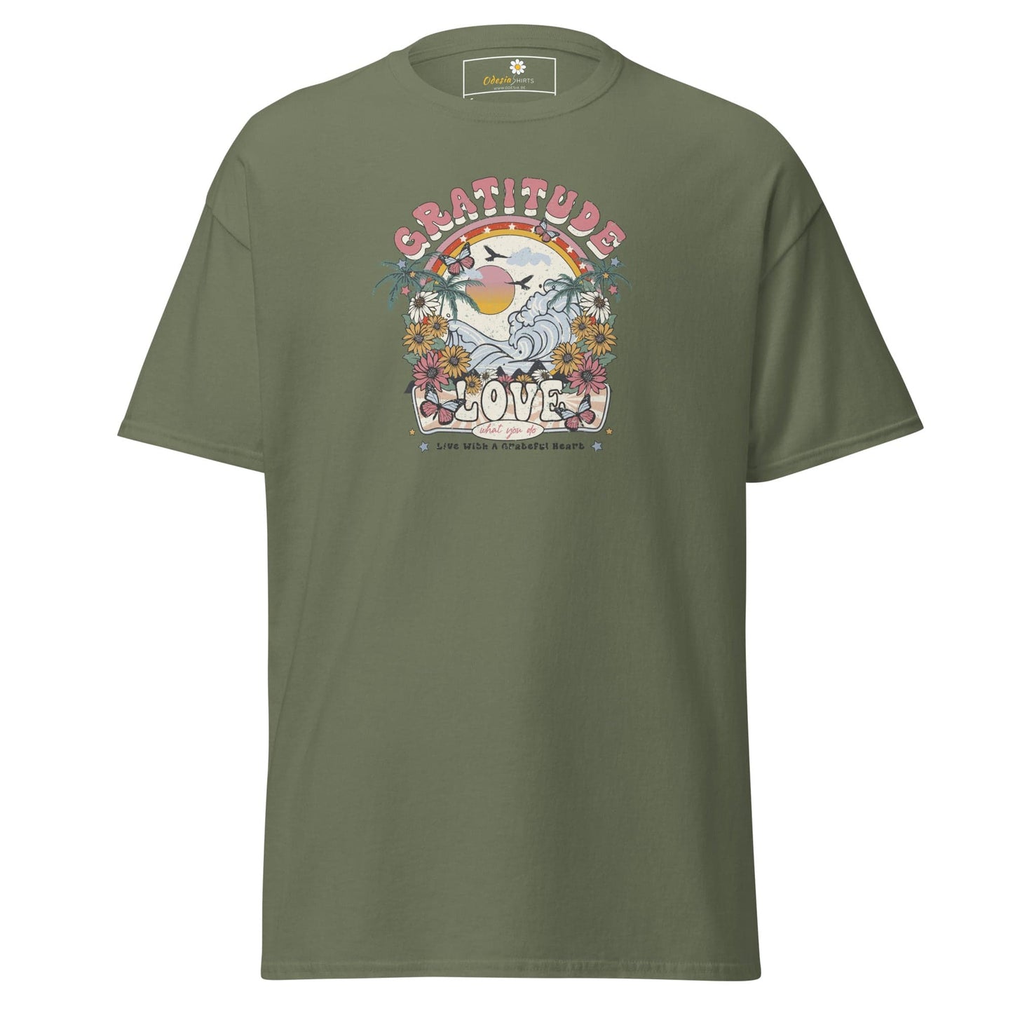 Art T-shirt Design Tee • Man / Woman • [s-xl] - Military Green / s