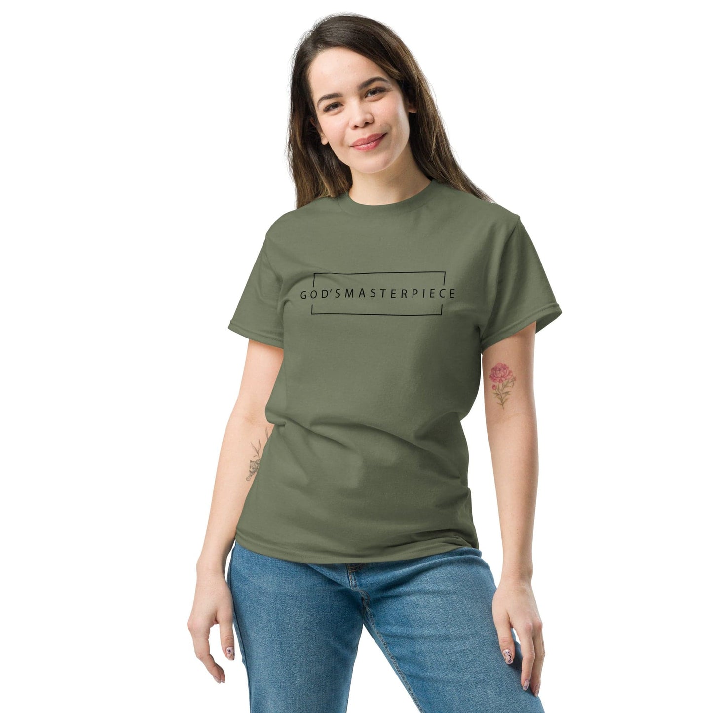 Art T-shirt Design Tee • Man / Woman • [s-xl] - Military Green / s