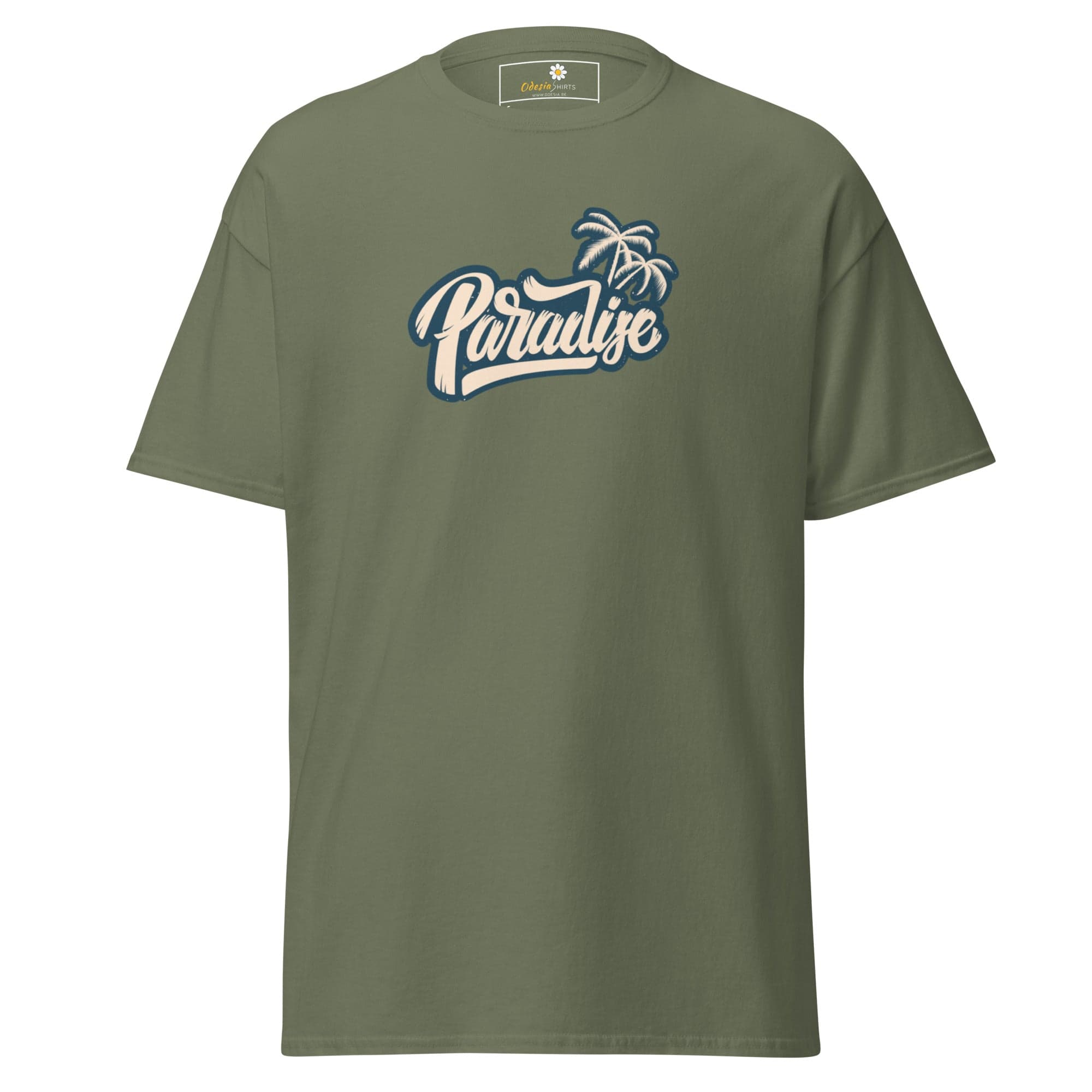 Art T-shirt Design Tee • Man / Woman • [s-xl] - Military Green / s