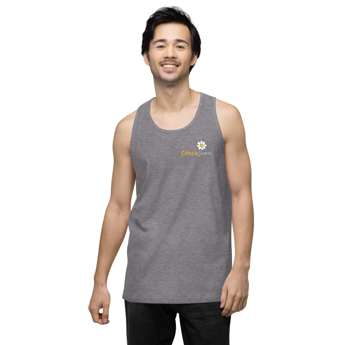 Odesia’s Men’s premium tank top - Athletic Heather / S