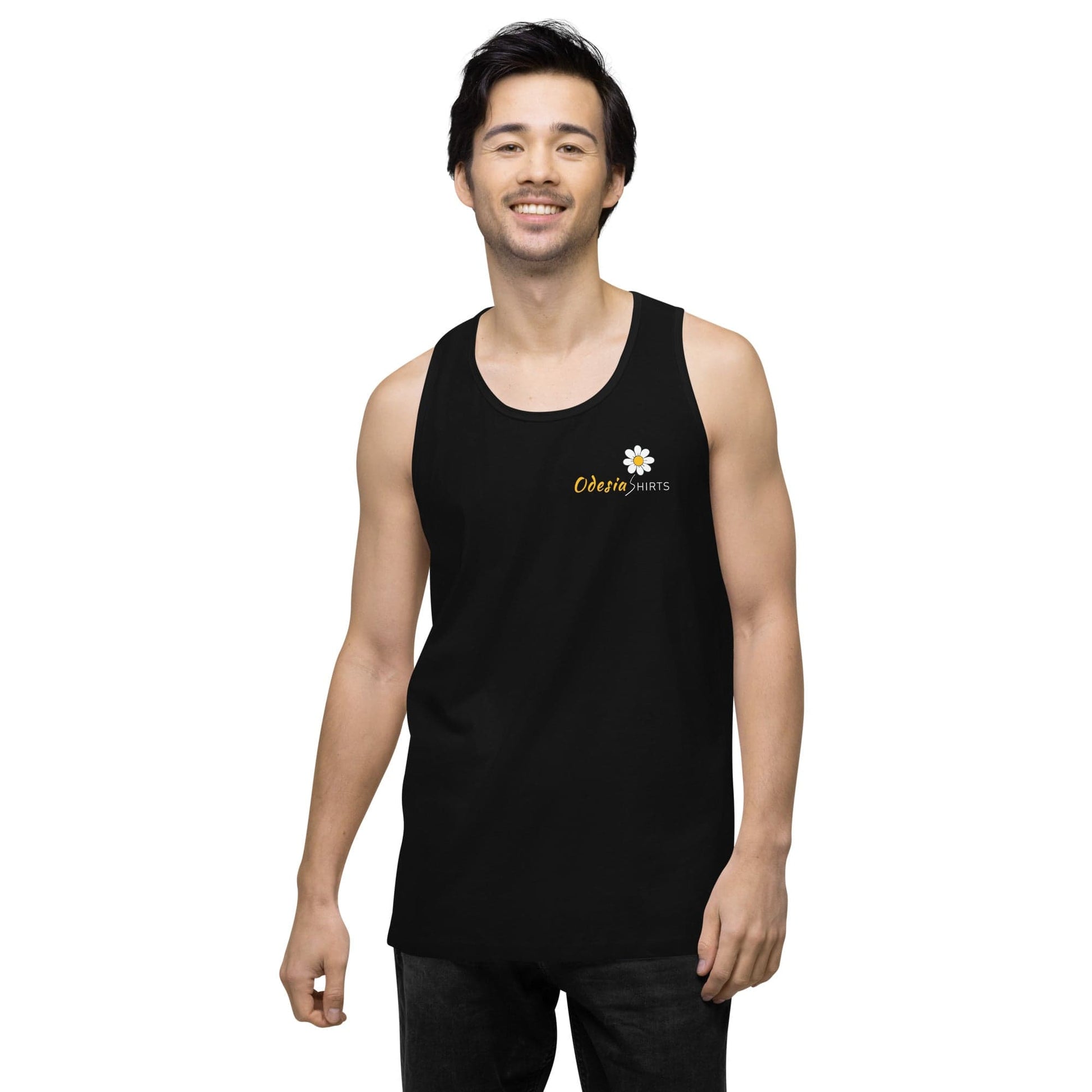 Odesia’s Men’s premium tank top - Black / S