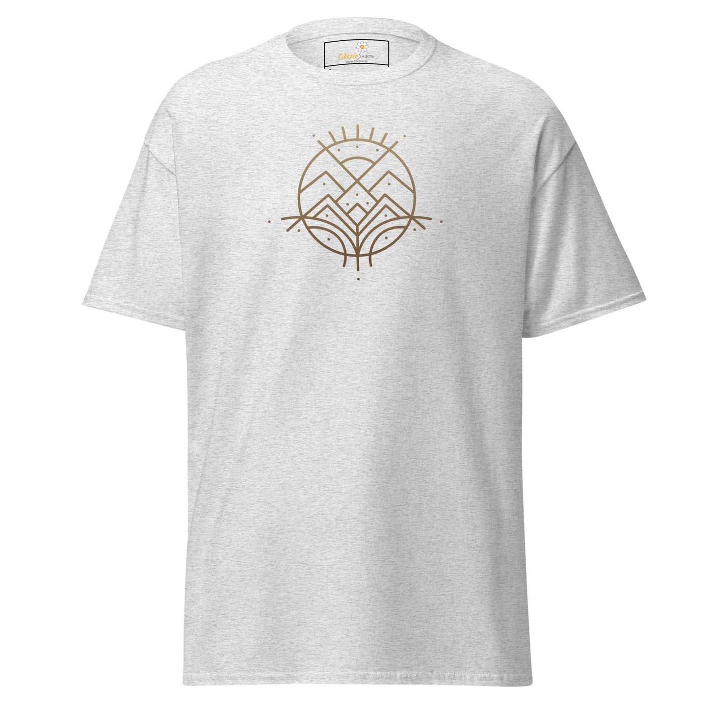 Unisex classic tee - ABSTRACT LANDSCAPE - REGULAR - Ash / S