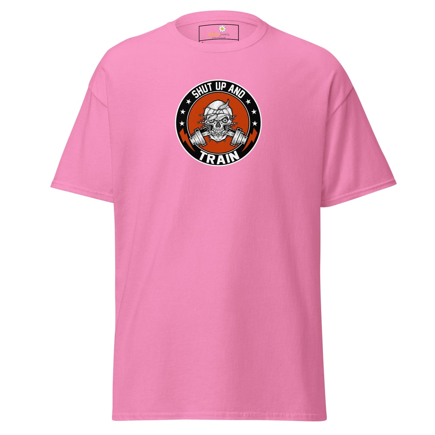 Unisex classic tee - SPORT SHUT UP AND TRAIN - REGULAR - Azalea / S