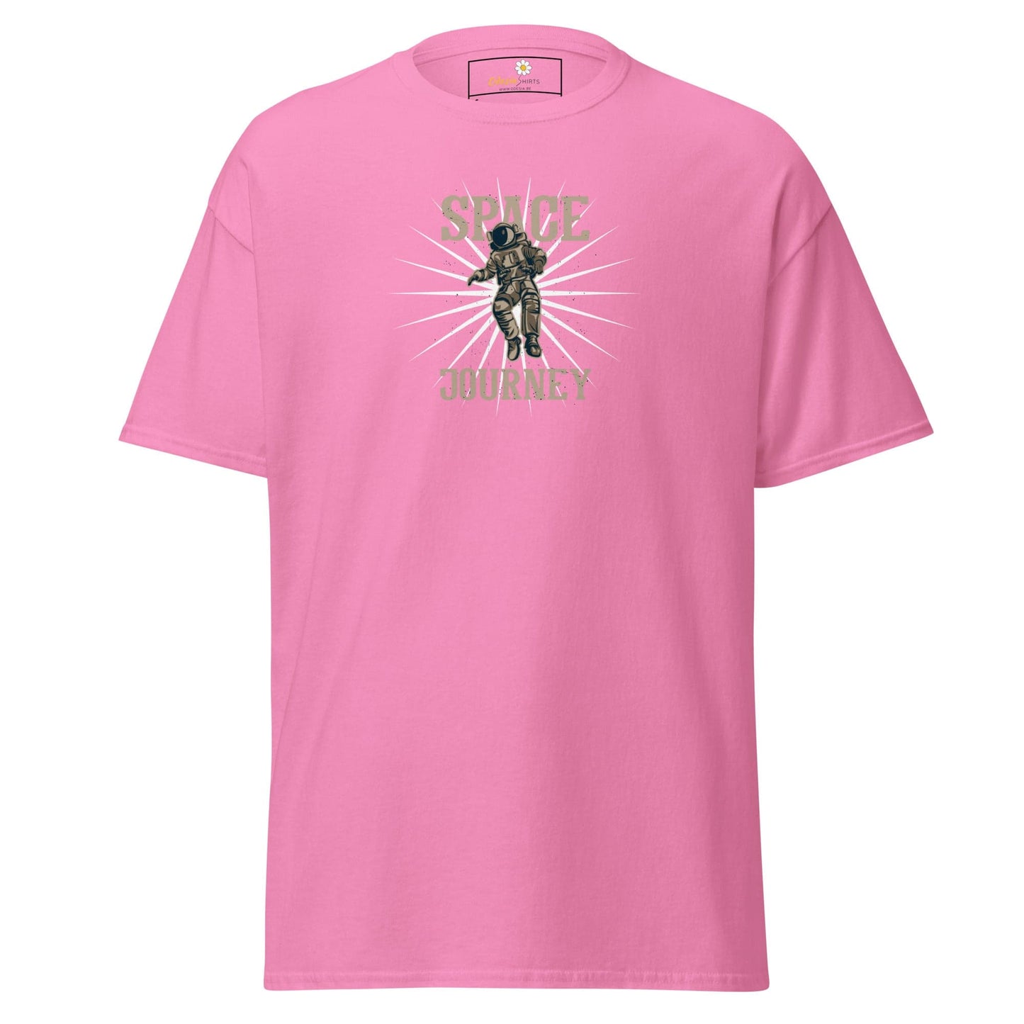 Unisex classic tee - ASTRONAUT SPACE JOURNEY - REGULAR - Azalea / S