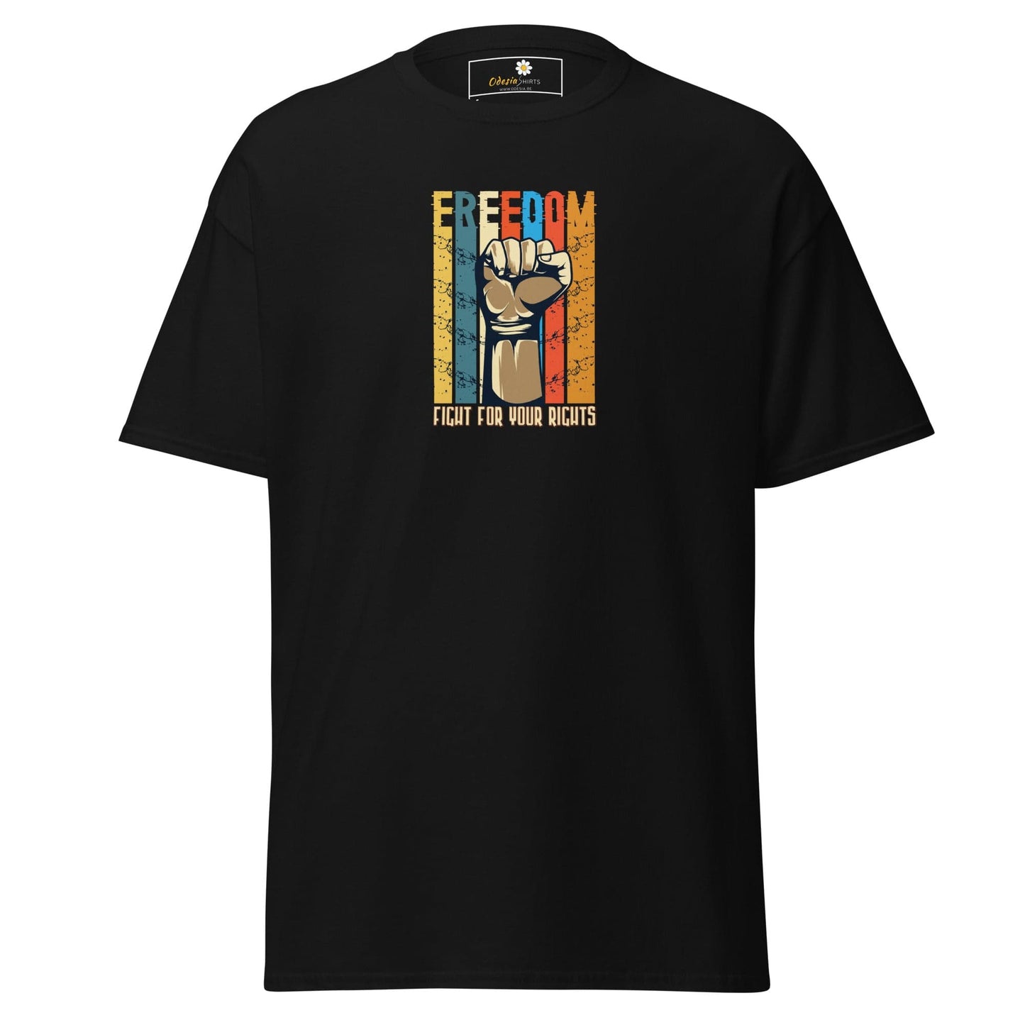 Unisex classic tee - MISC FIGHT FOR FREEDOM - REGULAR - Black / S