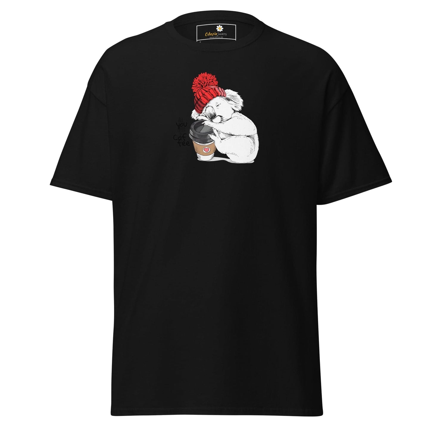 Unisex classic tee - WILD LIFE FUN KOALA - REGULAR - Black / S