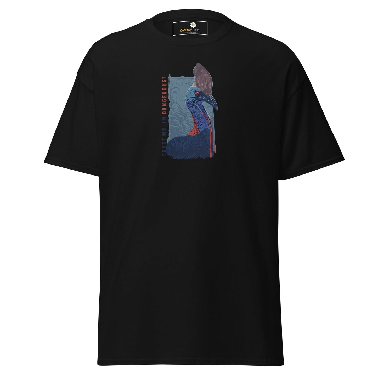 Unisex classic t-shirt - WILD LIFE DANGEROUS - REGULAR - Black / S