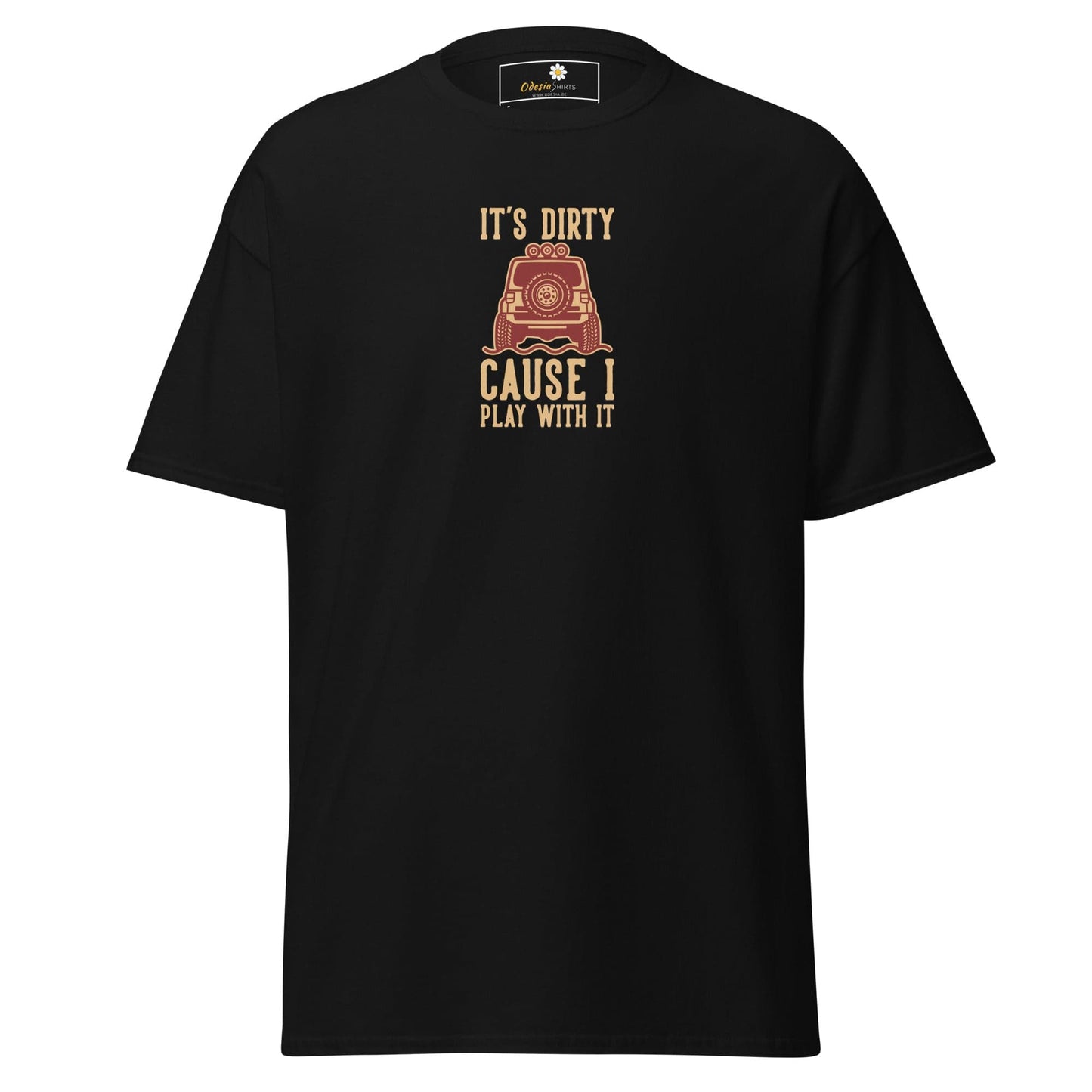 Unisex classic tee - MISC DIRTY CAUSE I PLAY - REGULAR - Black / S