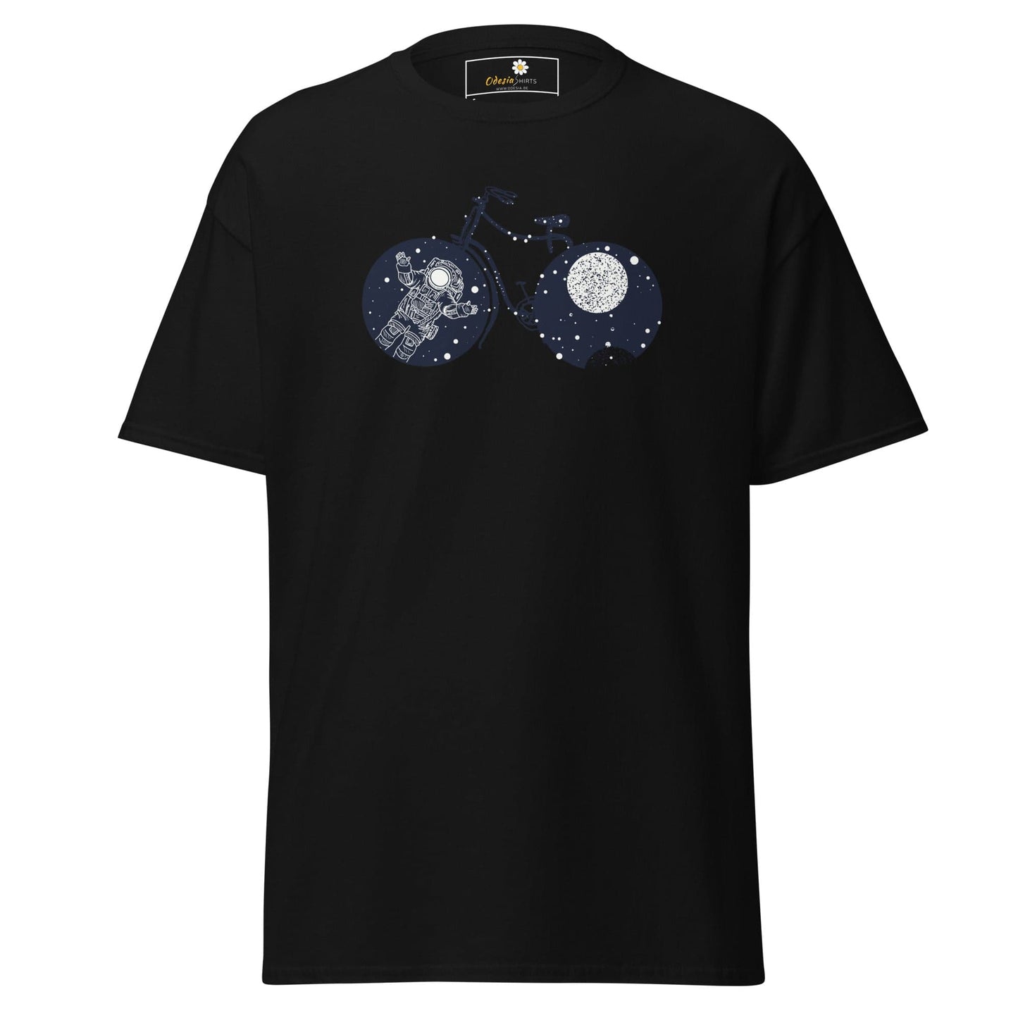 Unisex classic t-shirt - ASTRONAUT BIKE - REGULAR - Black / S