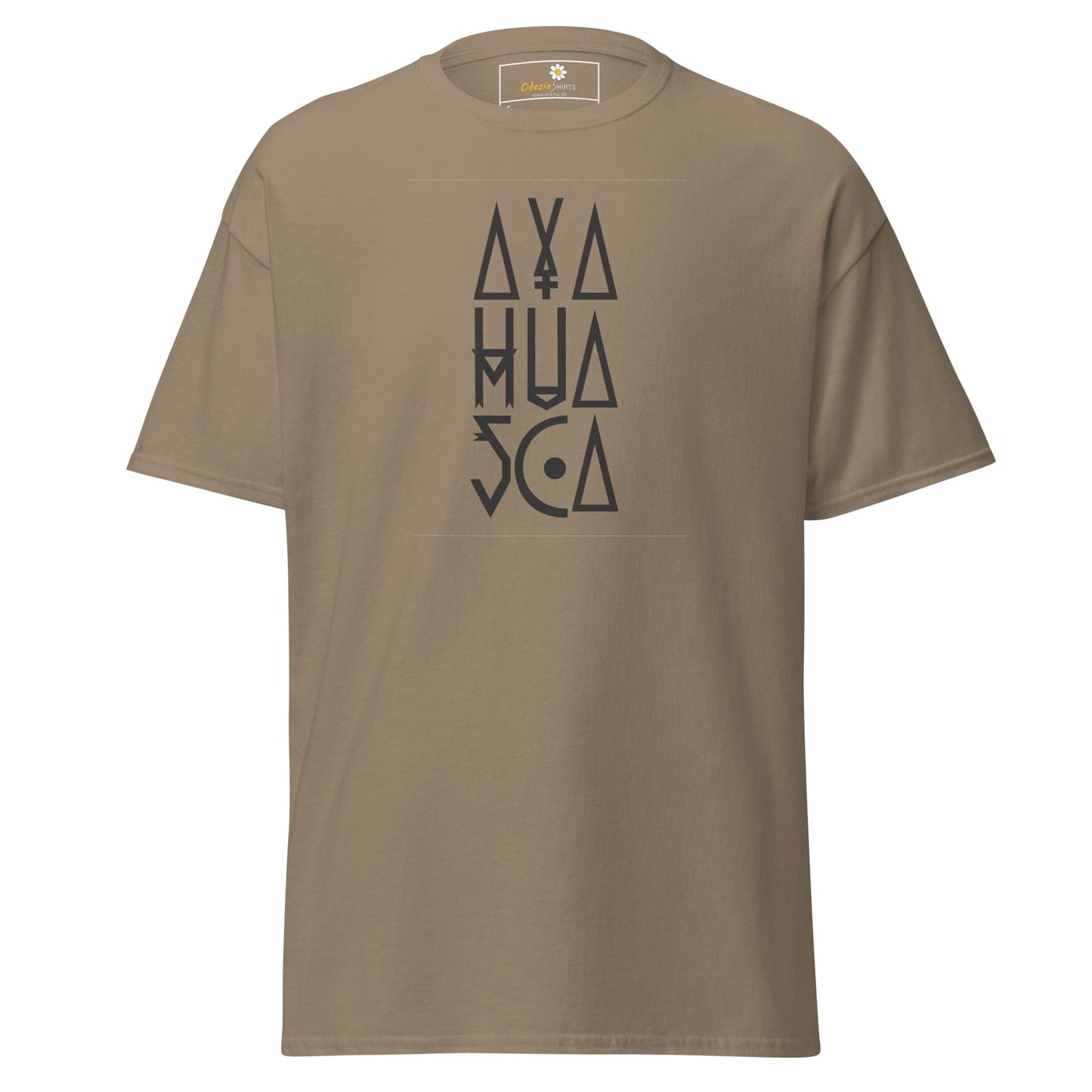 Unisex classic t-shirt - MYSTIC AYAHUASCA - REGULAR - Brown Savana / S