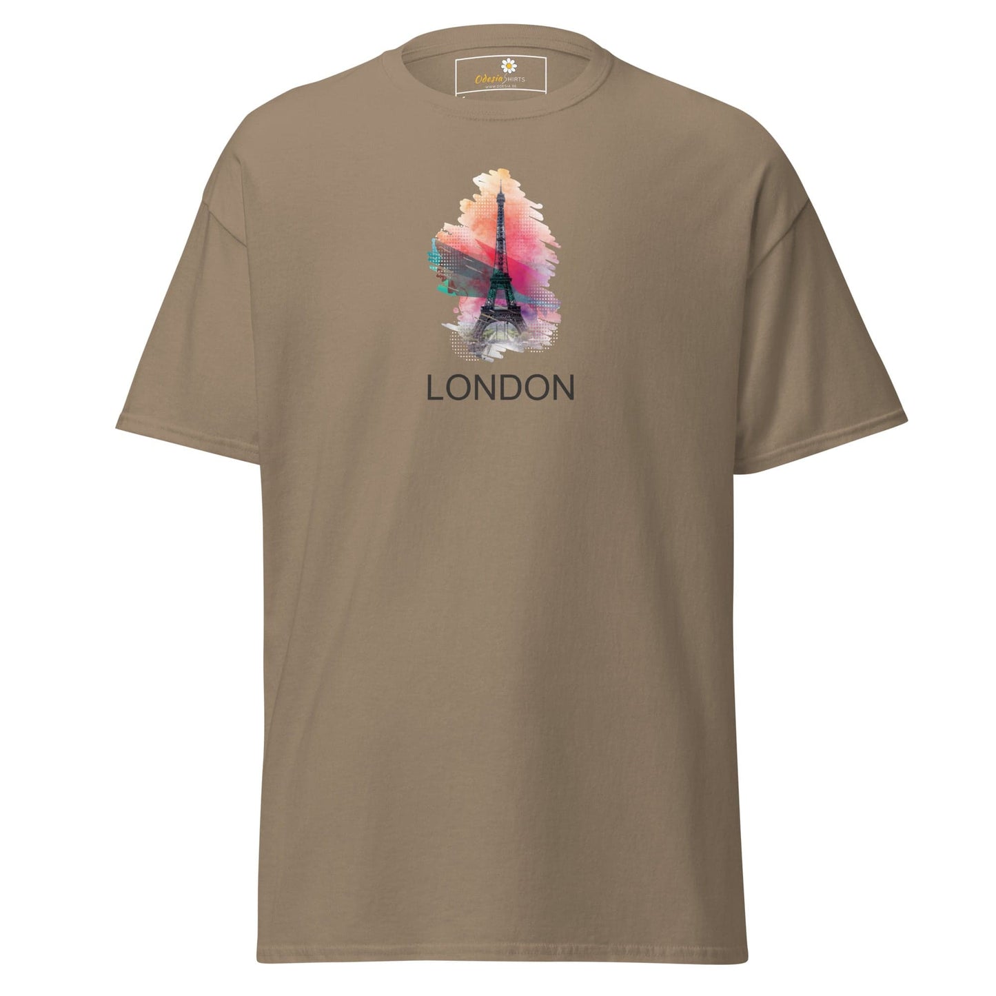 Unisex classic tee - COUNTRY LONDON PARIS - REGULAR - Brown Savana / S