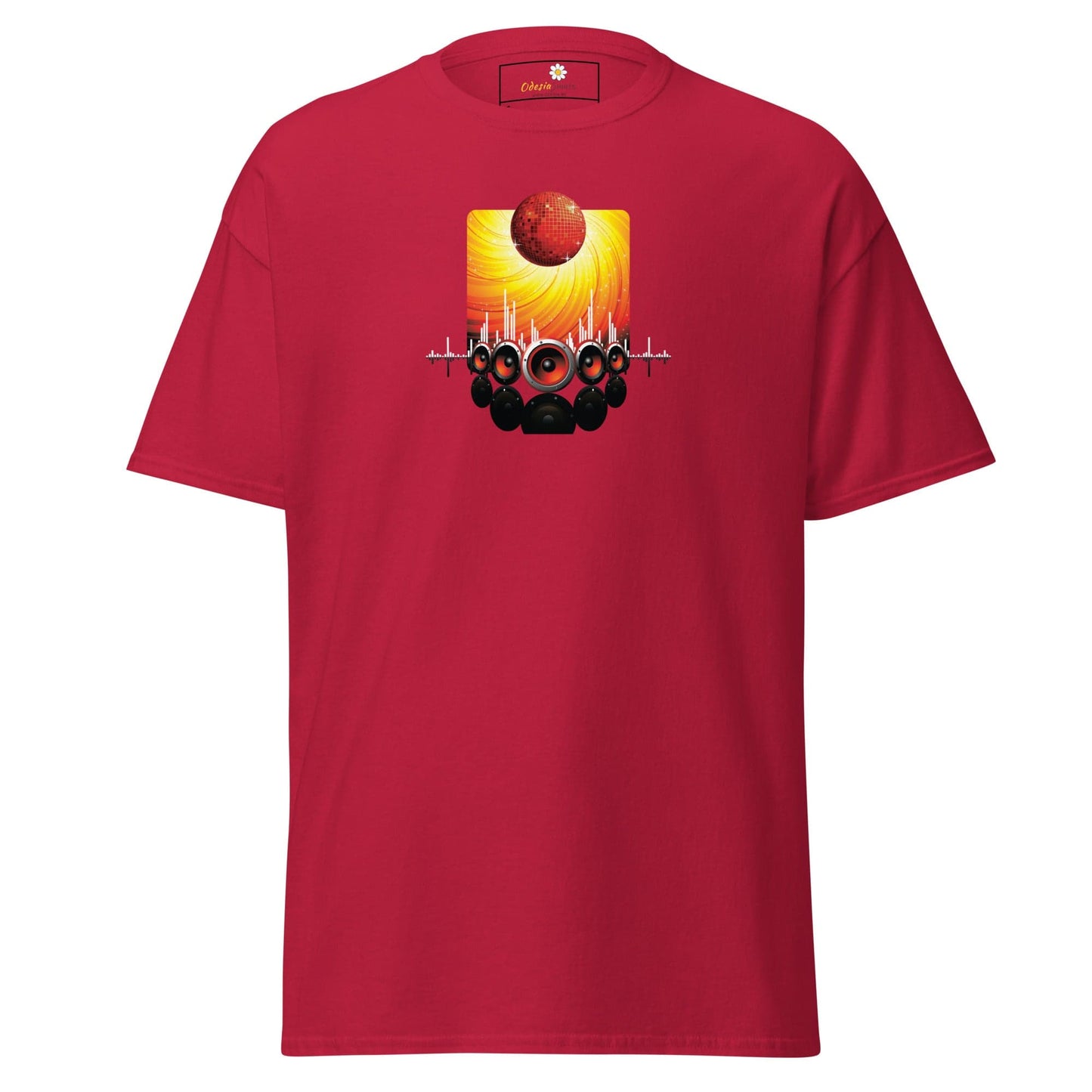 Unisex classic tee - MUSIC SPEAKERS - REGULAR - Cardinal / S