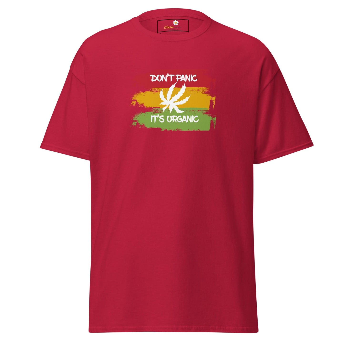 Unisex classic t-shirt - MYSTIC DON’T PANIC ORGANIC - REGULAR - Cardinal / S