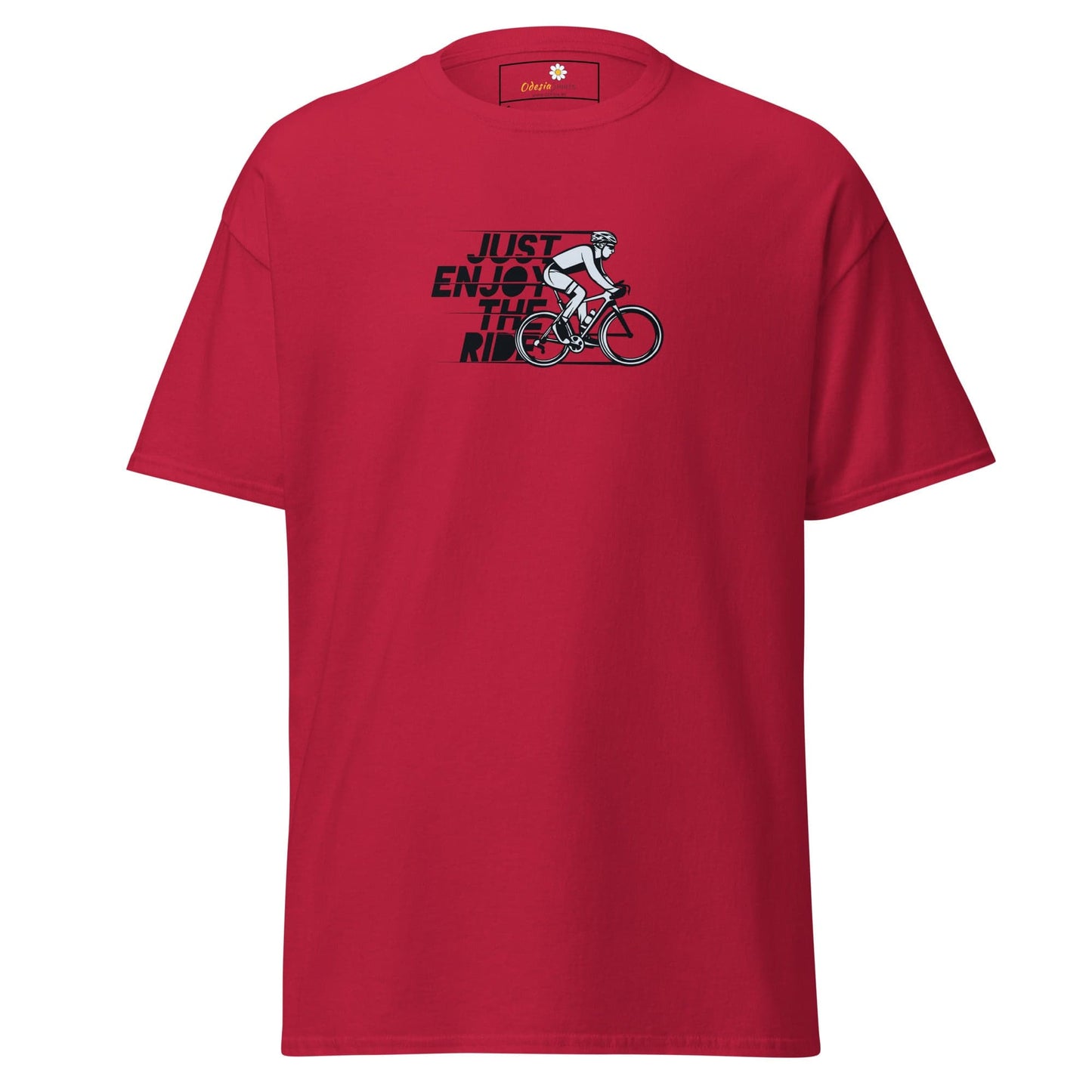 Unisex classic tee - SPORT ENJOY THE RIDE - REGULAR - Cardinal / S