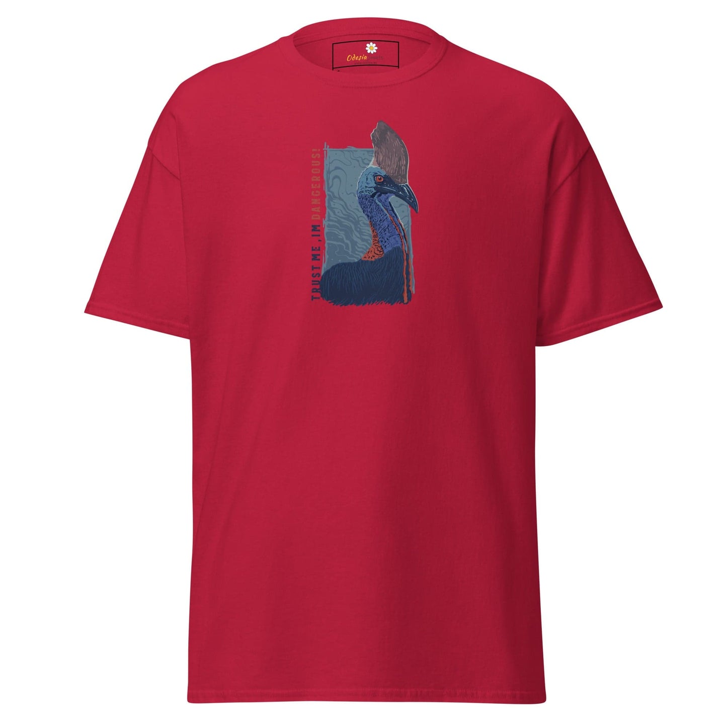 Unisex classic t-shirt - WILD LIFE DANGEROUS - REGULAR - Cardinal / S
