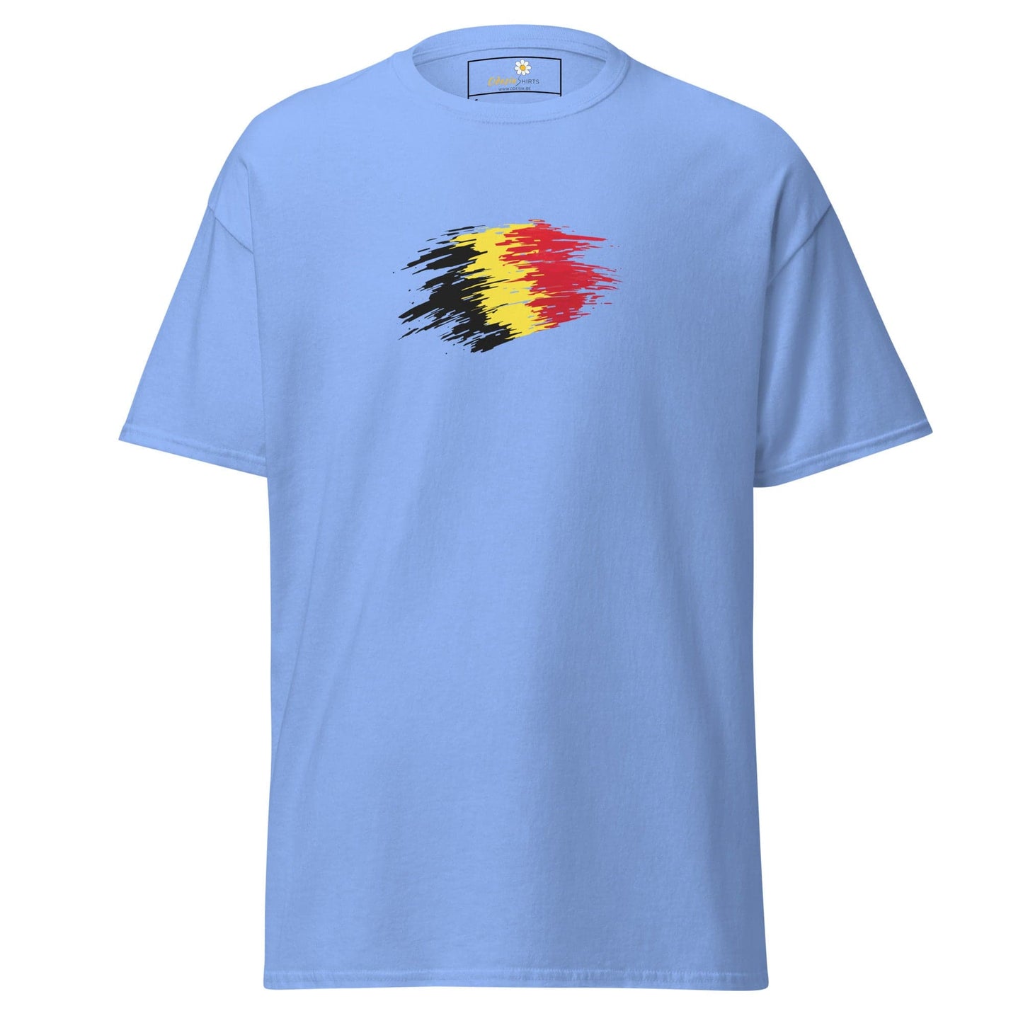 Unisex classic tee - COUNTRY BELGIUM SHAPE - REGULAR - Carolina Blue / S