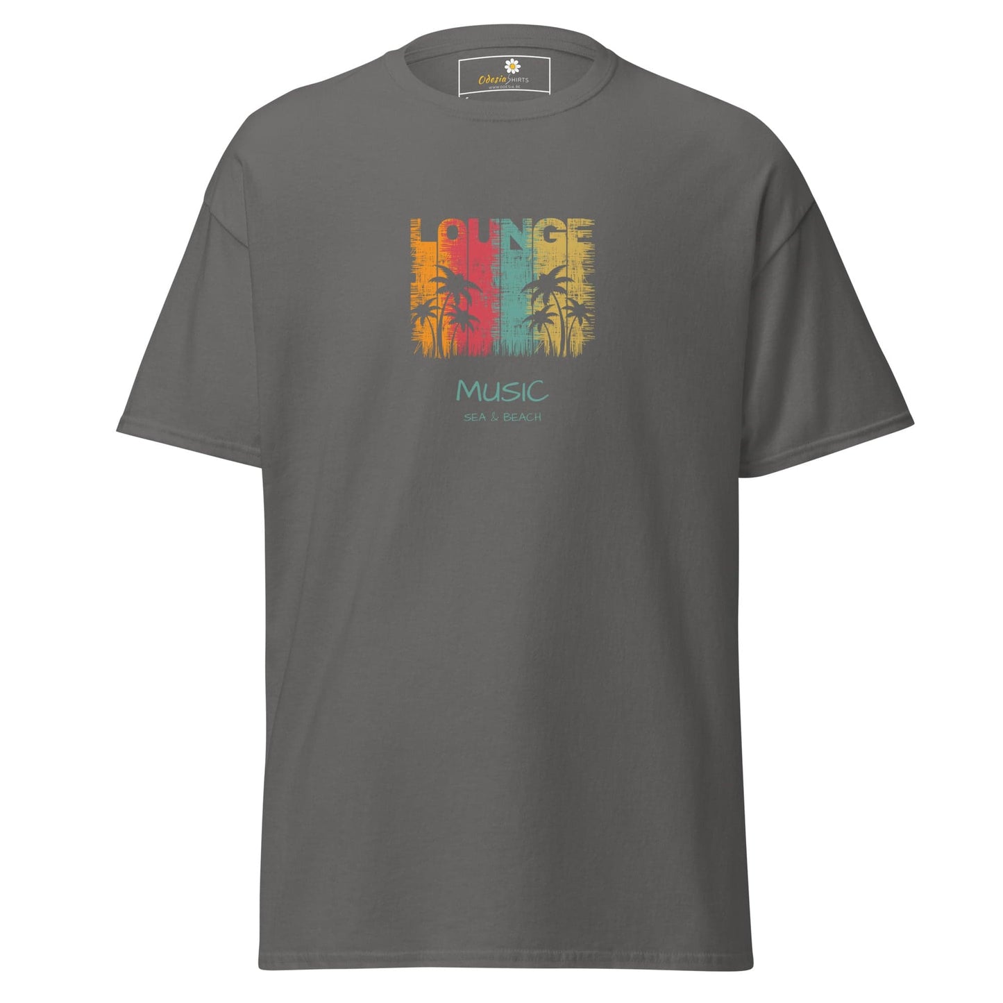 Unisex classic tee - MUSIC LOUNGE - REGULAR - Charcoal / S