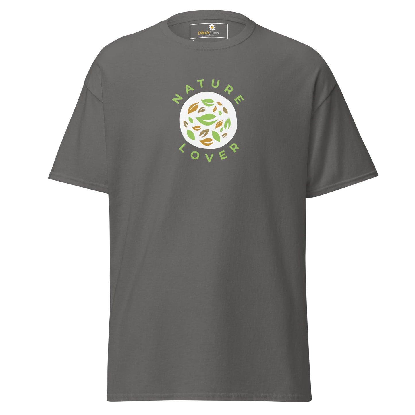 Unisex classic tee - NATURE LOVER - REGULAR - Charcoal / S