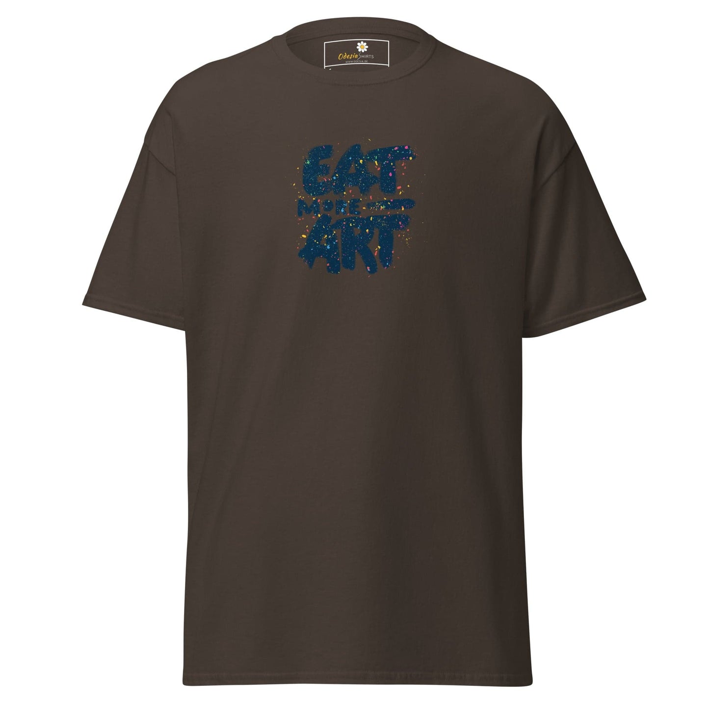 Unisex classic tee - MISC EAT MORE ART - REGULAR - Dark Chocolate / S