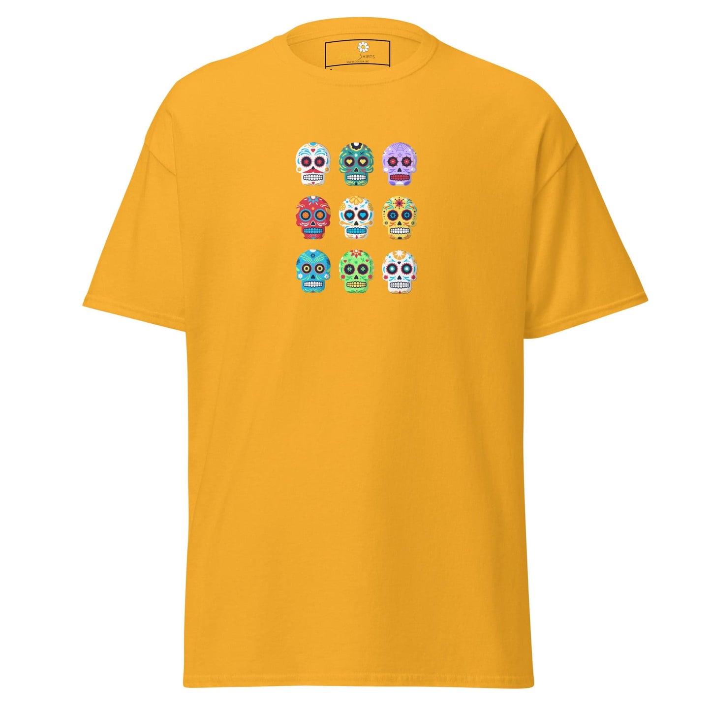 Unisex classic tee - SKULL COLOR SKULLS - REGULAR - Gold / S