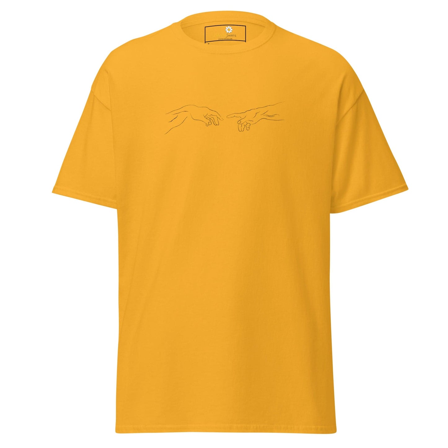 Unisex classic tee - SPIRITUAL TOUCH OF GOD - REGULAR - Gold / S