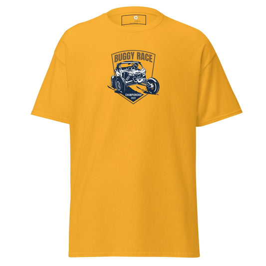 Unisex classic t-shirt - MOTOR BUGGY RACE - REGULAR - Gold / S