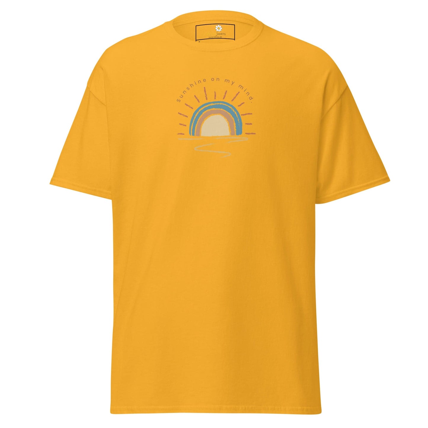 Unisex classic tee - SUMMER SUNSHINE ON MIND - REGULAR - Gold / S