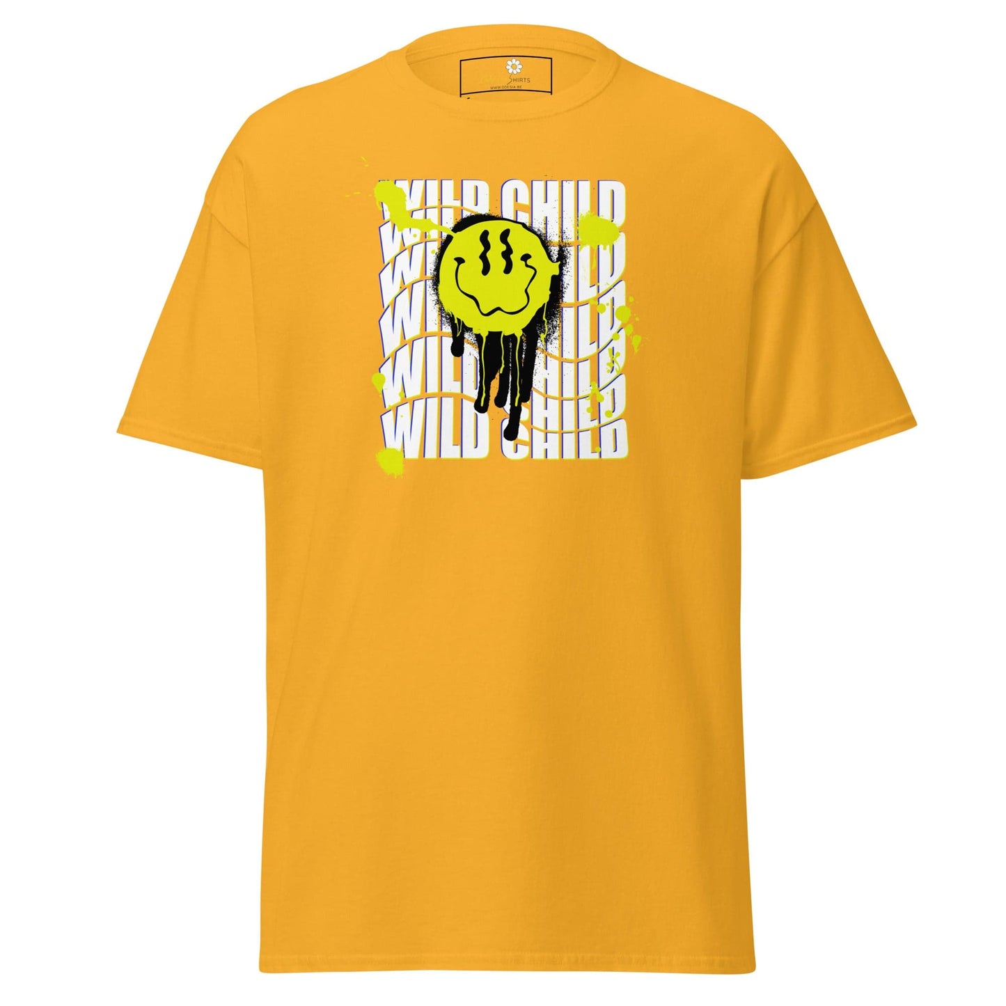 Unisex classic tee - MISC WILD CHILD SMILE - REGULAR - Gold / S