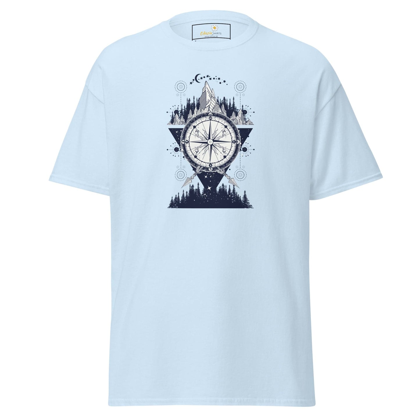 Unisex classic t-shirt - MYSTIC DIRECTIONS - REGULAR - Light Blue / S