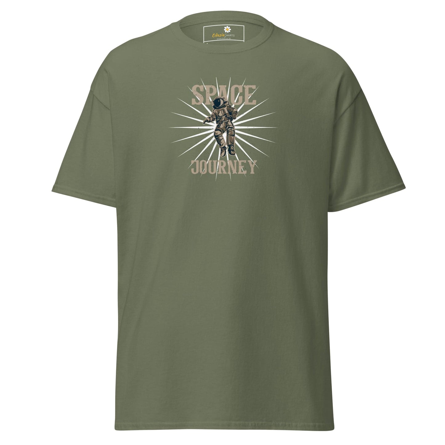 Unisex classic tee - ASTRONAUT SPACE JOURNEY - REGULAR - Military Green / S