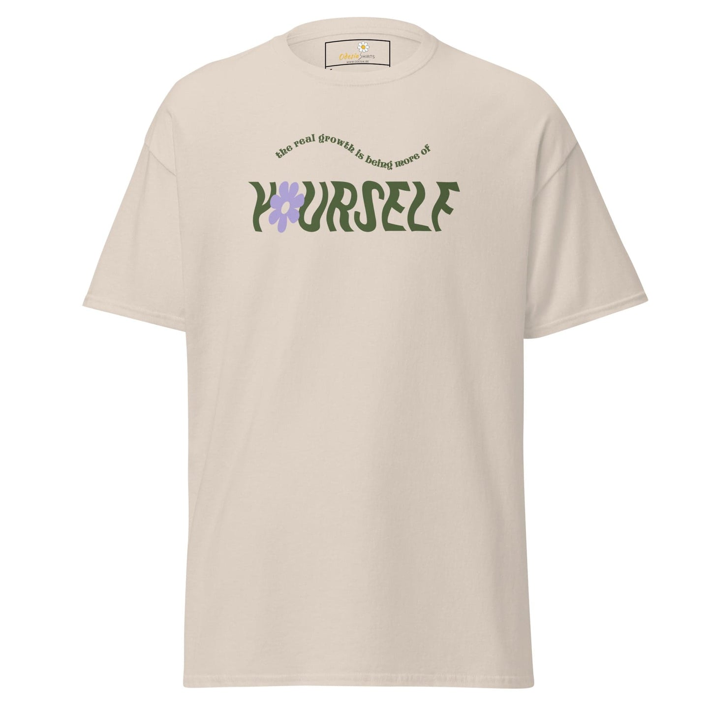 Unisex classic t-shirt - TEXT LOVE YOURSELF - REGULAR - Natural / S