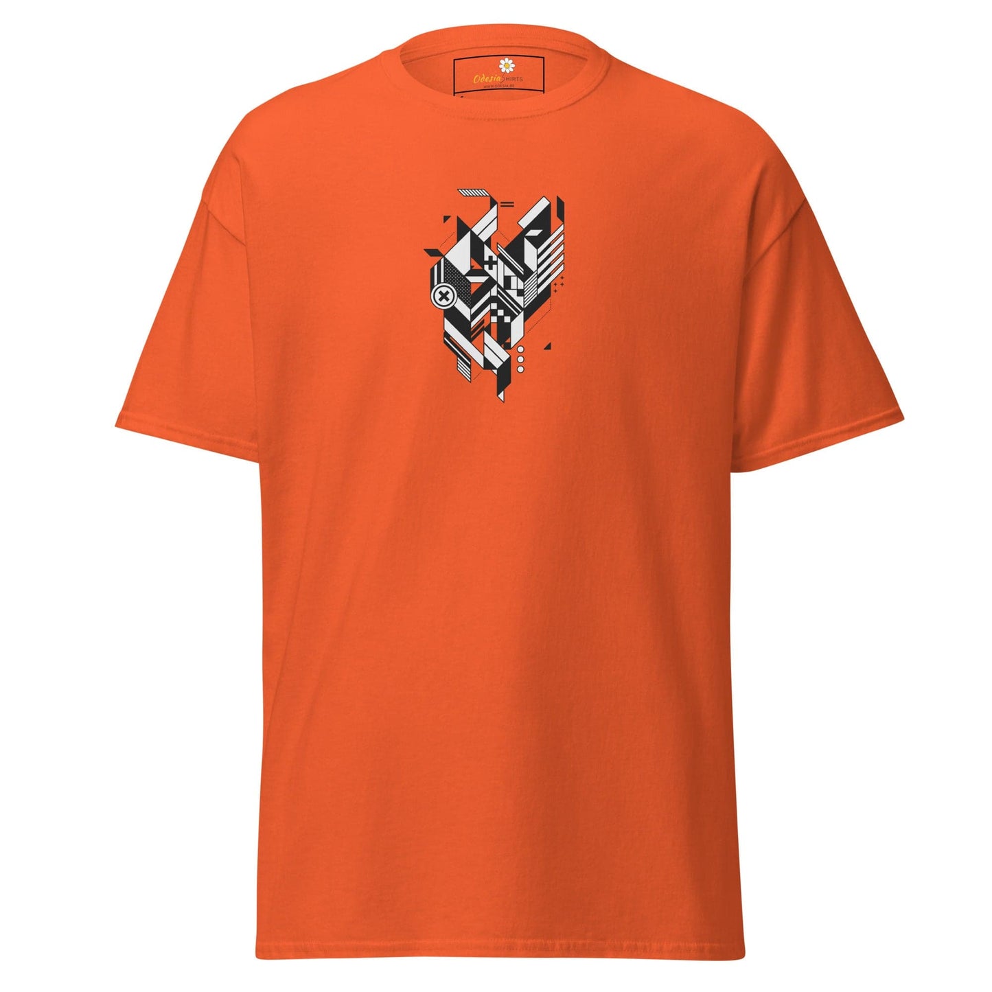 Unisex classic tee - ABSTRACT FIGURE - REGULAR - Orange / S