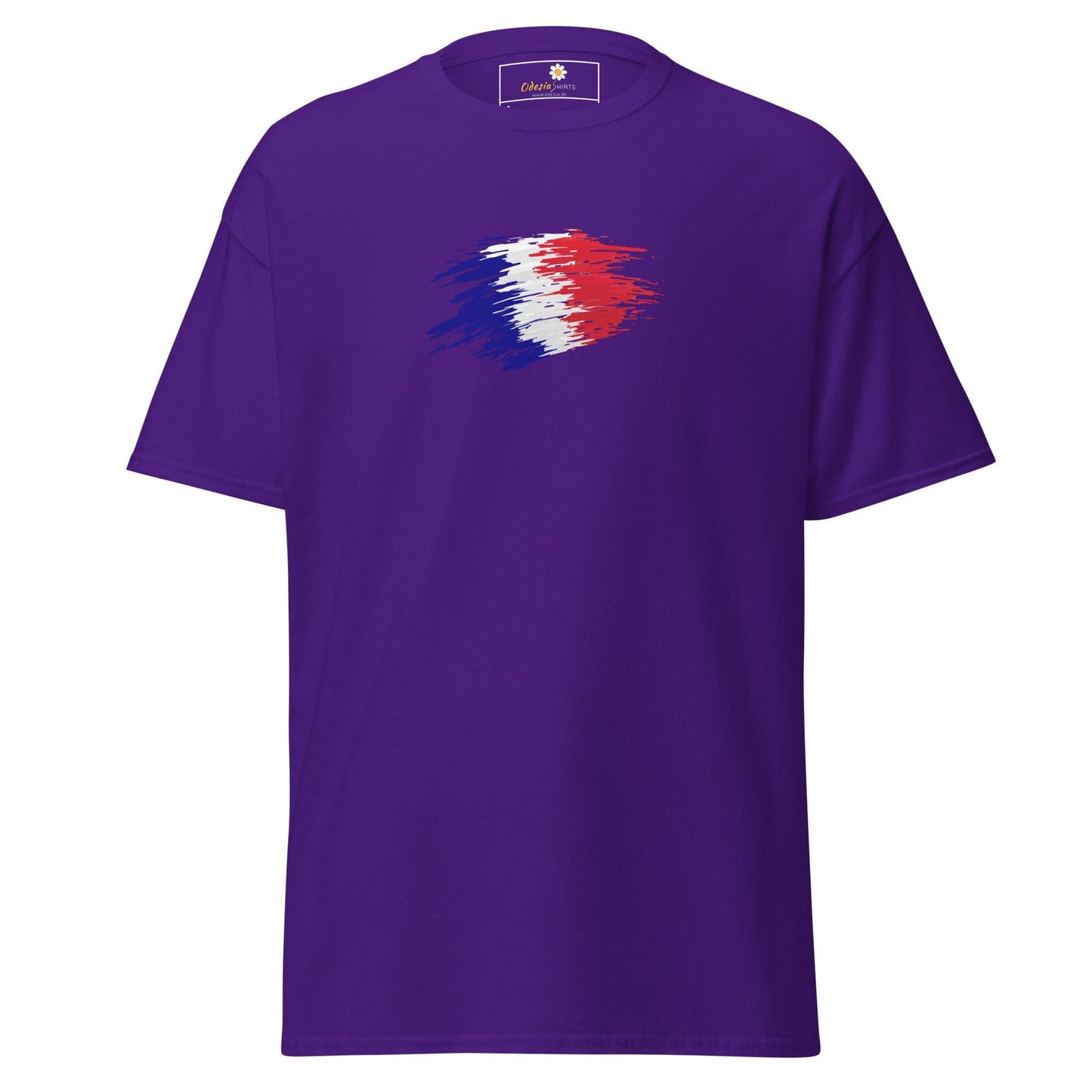 Unisex classic tee - COUNTRY FRANCE SHAPE - REGULAR - Purple / S