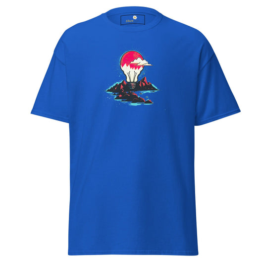 Unisex classic tee - MISC LIGHTBULB MOUNTAIN - REGULAR - Royal / S