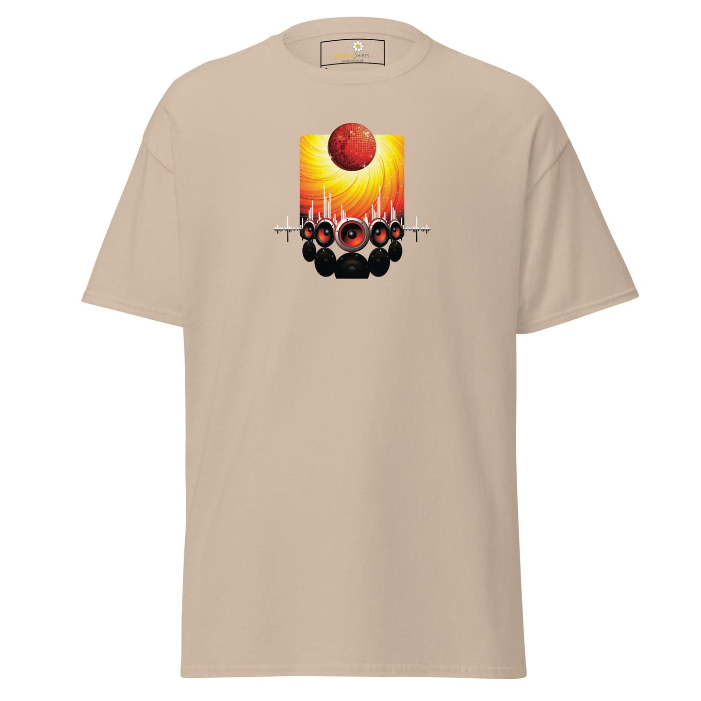 Unisex classic tee - MUSIC SPEAKERS - REGULAR - Sand / S