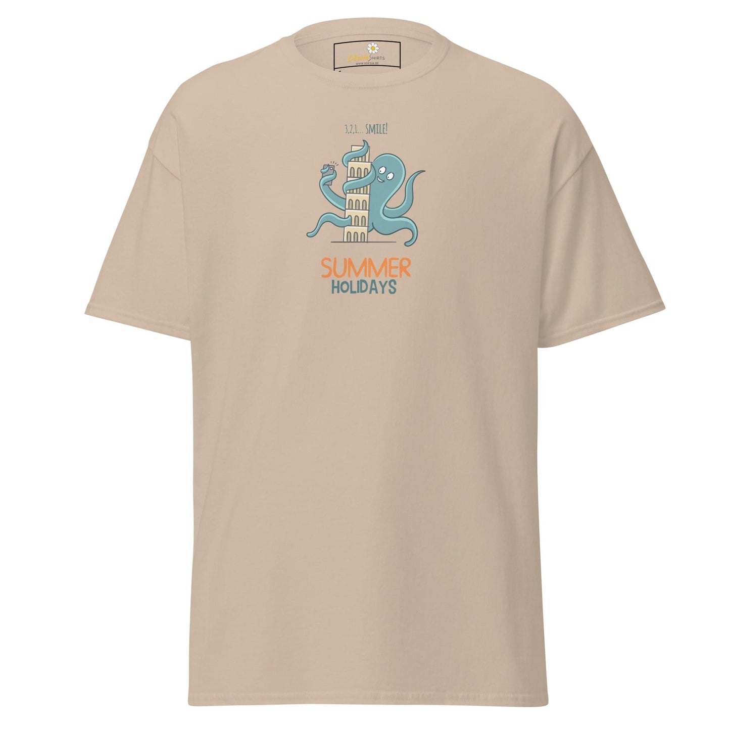 Unisex classic tee - SUMMER FUN HOLIDAYS - Sand / S