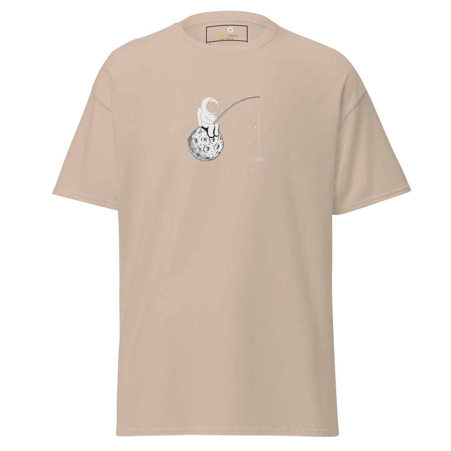 Unisex classic t-shirt - ASTRONAUT FISHING - REGULAR - Sand / S