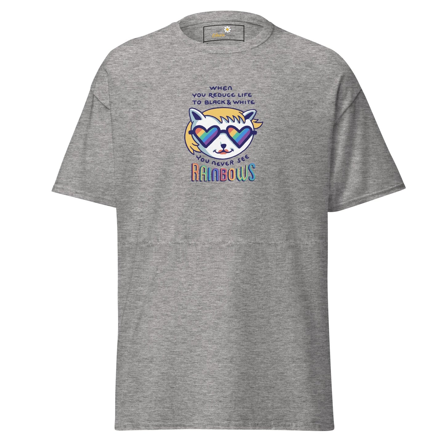 Unisex classic tee - COMMUNITY MISC SEE RAINBOWS - REGULAR - Sport Grey / S
