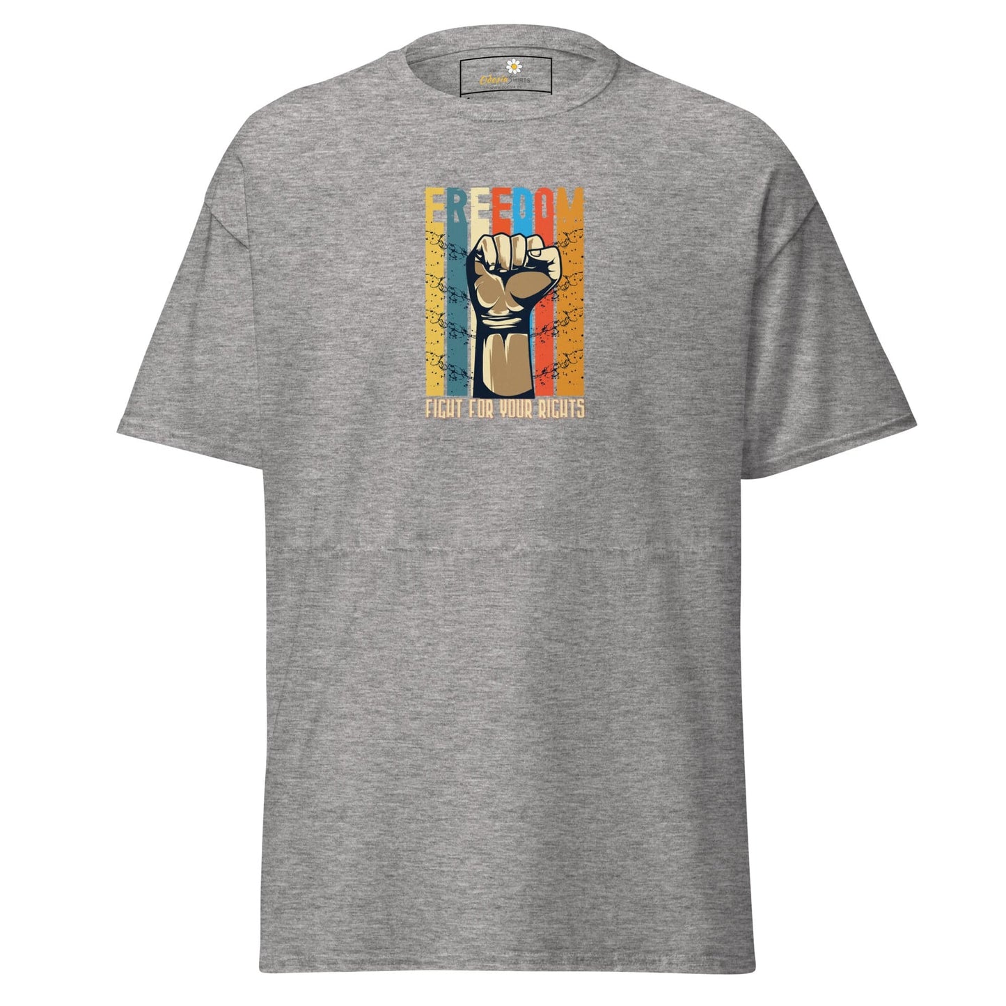 Unisex classic tee - MISC FIGHT FOR FREEDOM - REGULAR - Sport Grey / S