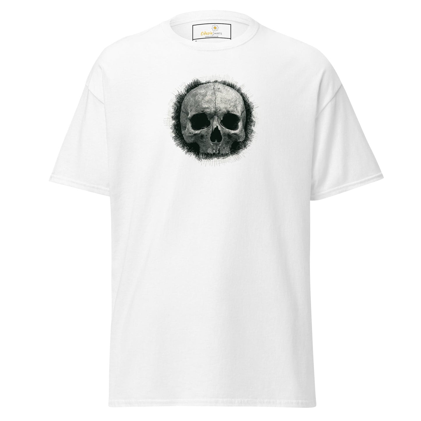 Unisex classic tee - SKULL - REGULAR - White / S
