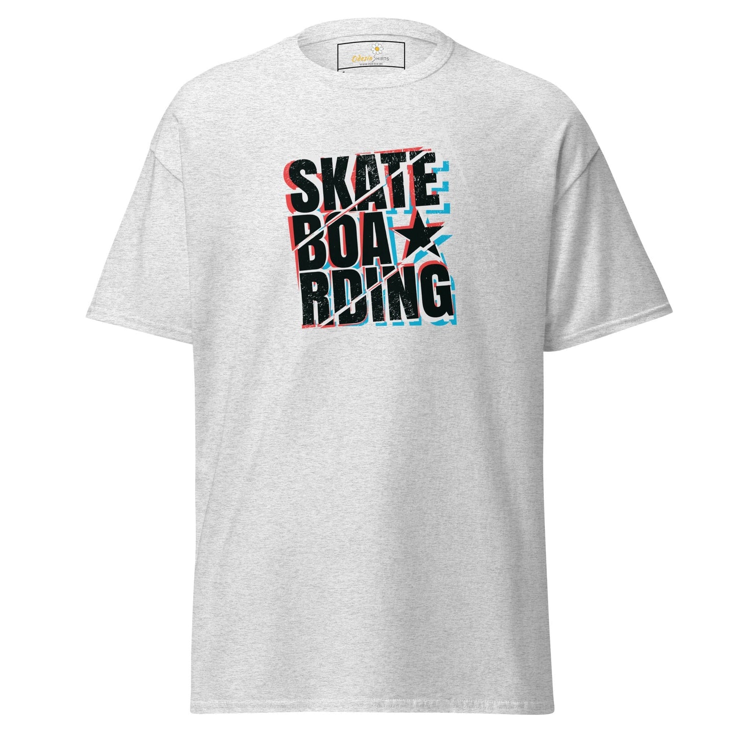 Unisex classic t-shirt - URBAN SPORT SKATEBOARDING - REGULAR - Ash / S