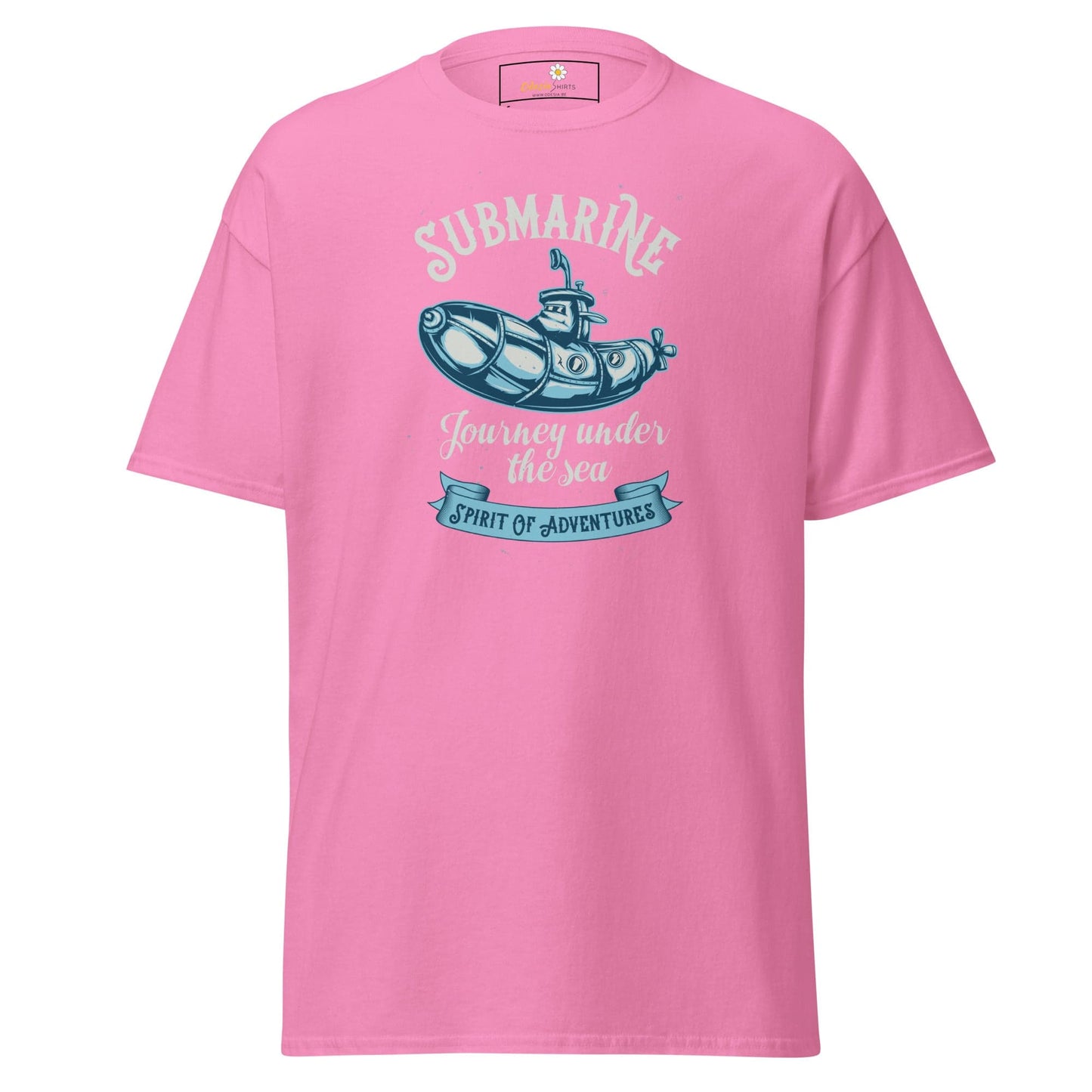 Unisex classic t-shirt - ADVENTURE SUBMARINE JOURNEY - REGULAR - Azalea / S