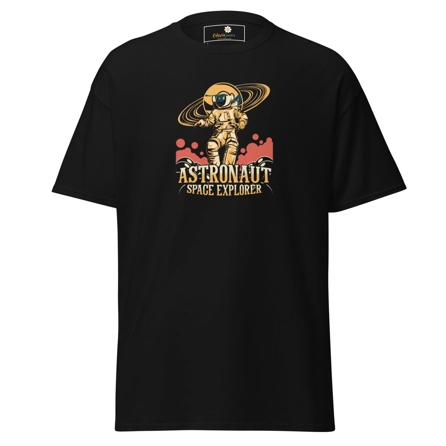 Unisex classic t-shirt - ASTRONAUT SPACE EXPLORER - REGULAR - Black / S
