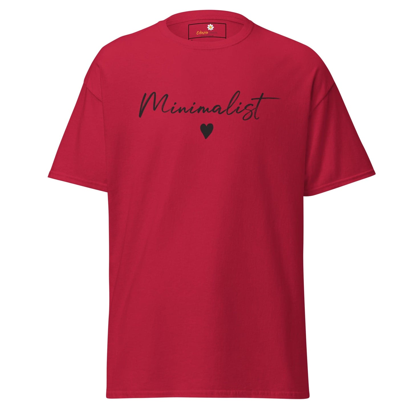 Unisex classic t-shirt - TEXT MINIMALIST - REGULAR - Cardinal / S
