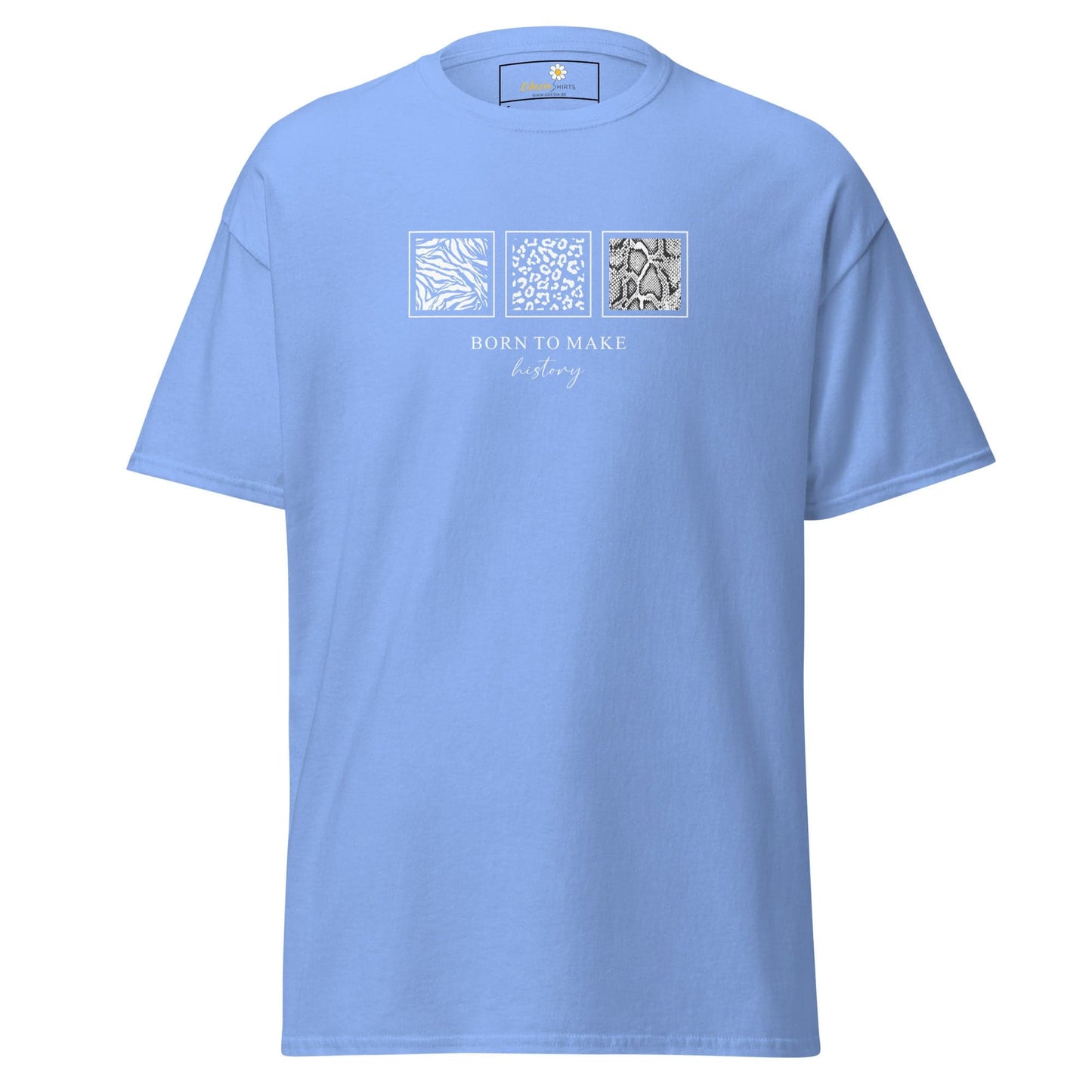 Unisex classic t-shirt - MISC BORN TO MAKE HISTORY - Carolina Blue / S