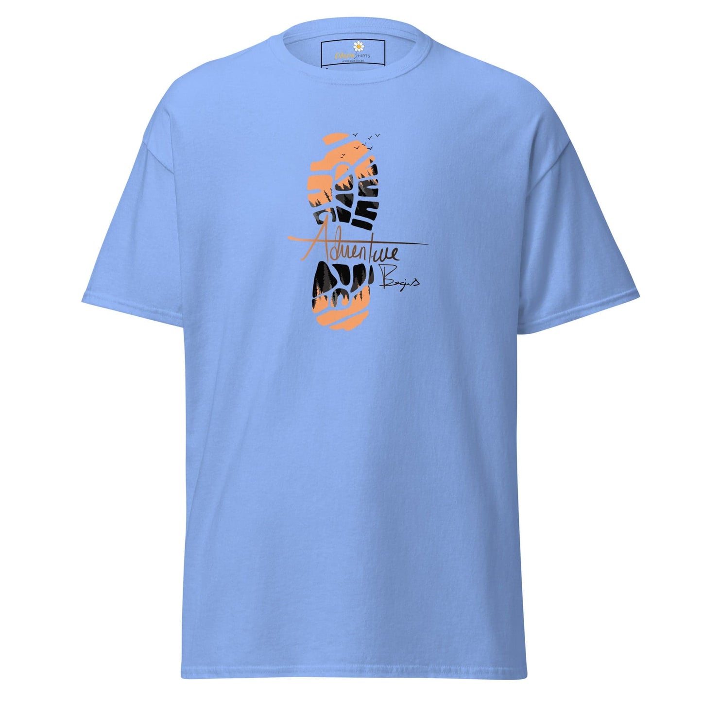Unisex classic t-shirt - MISC FOOTSTEP - REGULAR - Carolina Blue / S